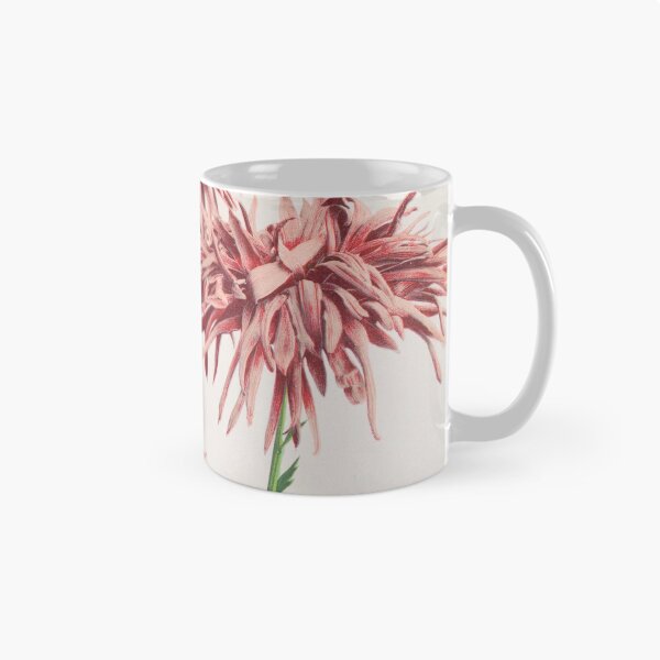 Item preview, Retro Japanese Flower Three Pink Chrysanthemums (1896) by Ogawa Kazumasa designed and sold by Designedbysm.