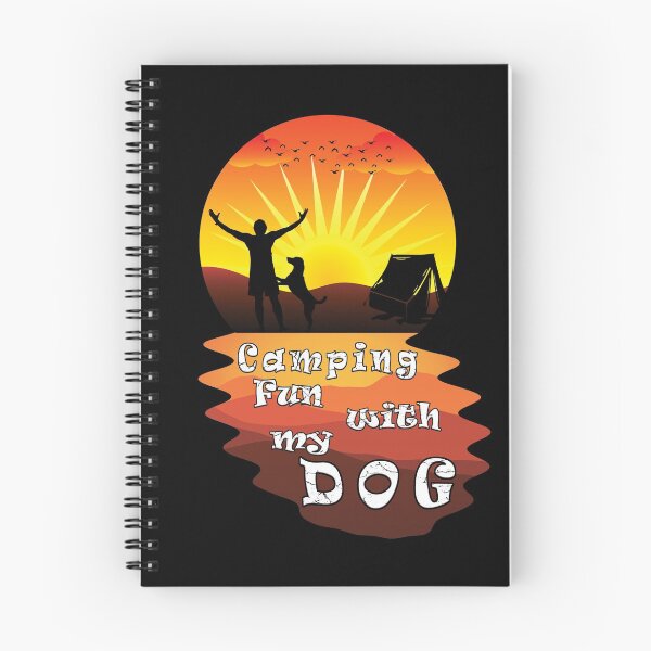 Artikelvorschau, Camping mit meinem Hund, Hundecamping, Glück entworfen und verkauft von SAMAFASHION.