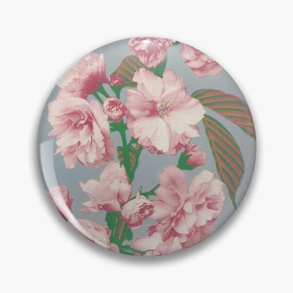 Item preview, Retro Japanese Flower Cherry Blossom (1887–1897) by Ogawa Kazumasa designed and sold by Designedbysm.