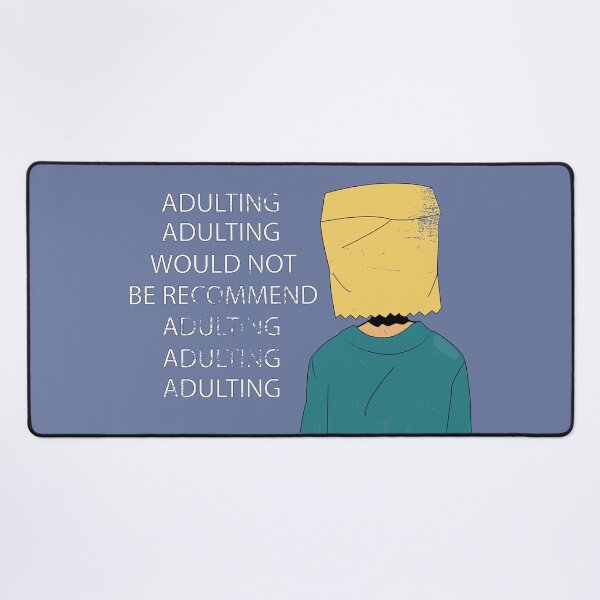 Item preview, Adulting would not be recommend  designed and sold by youssef9912.