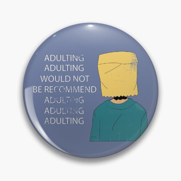 Item preview, Adulting would not be recommend  designed and sold by youssef9912.