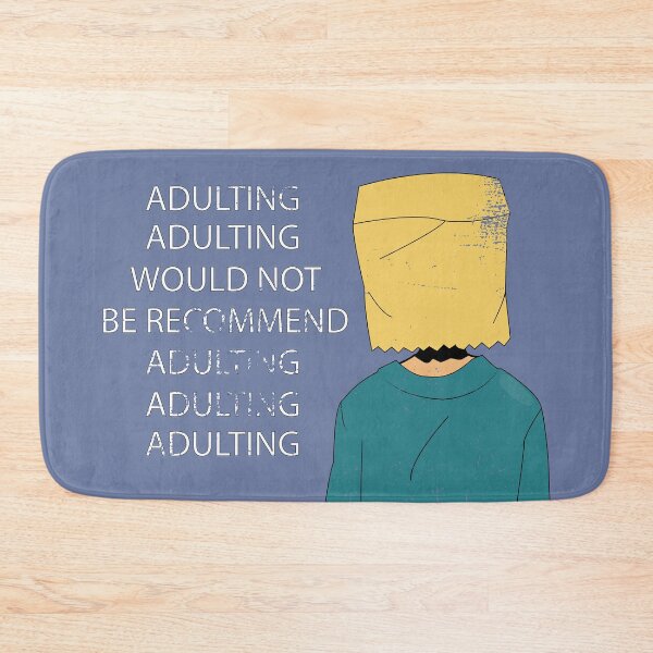 Item preview, Adulting would not be recommend  designed and sold by youssef9912.