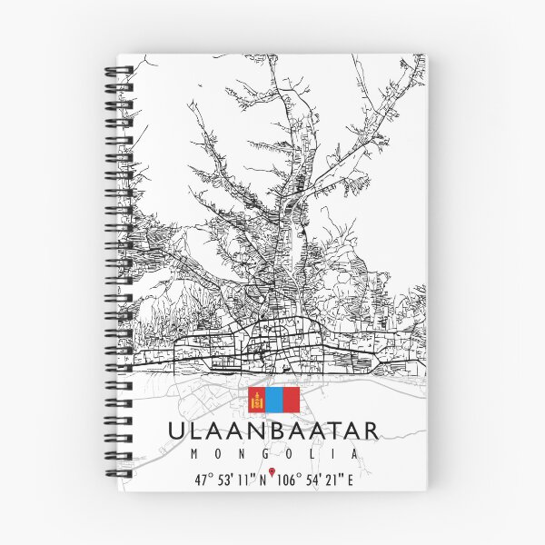 Item preview, MAPA DE ULAANBAATAR MONGOLIA designed and sold by hatimelhag.