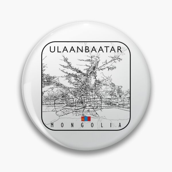 Item preview, ULAANBAATAR MAP MONGOLIA designed and sold by hatimelhag.