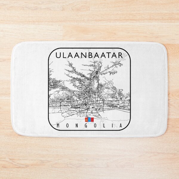 Item preview, ULAANBAATAR MAP MONGOLIA designed and sold by hatimelhag.