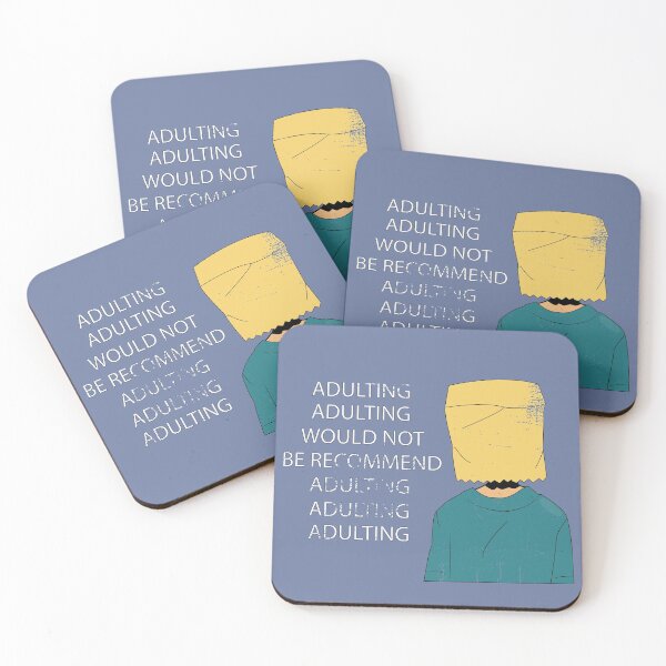 Item preview, Adulting would not be recommend  designed and sold by youssef9912.