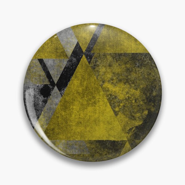 Item preview, Abstract Geometric Yellow and Grey Composition designed and sold by PixelWoosh.