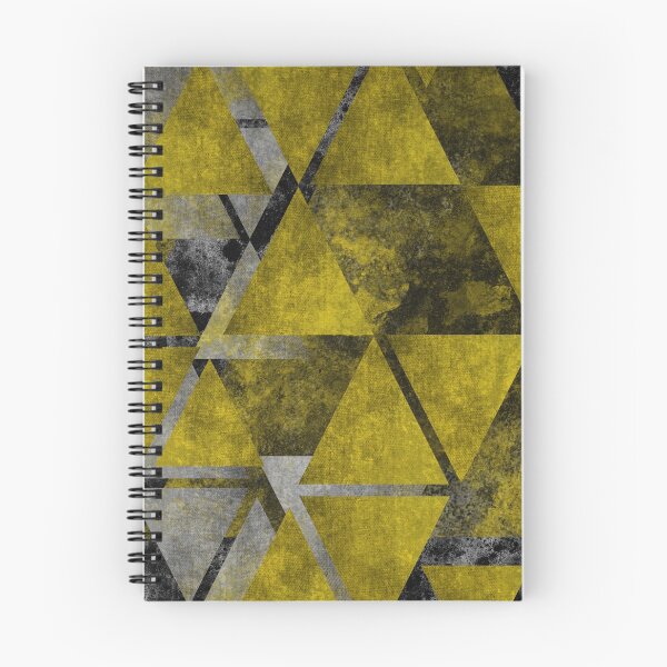 Item preview, Abstract Geometric Yellow and Grey Composition designed and sold by PixelWoosh.