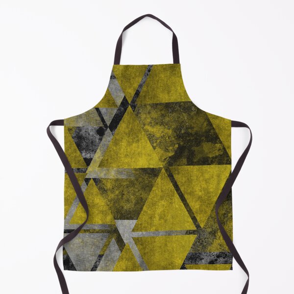 Item preview, Abstract Geometric Yellow and Grey Composition designed and sold by PixelWoosh.