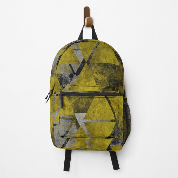 Item preview, Abstract Geometric Yellow and Grey Composition designed and sold by PixelWoosh.