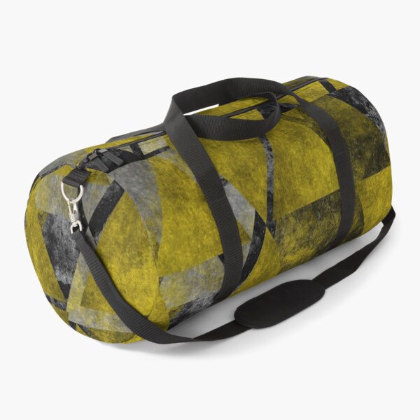 Item preview, Abstract Geometric Yellow and Grey Composition designed and sold by PixelWoosh.