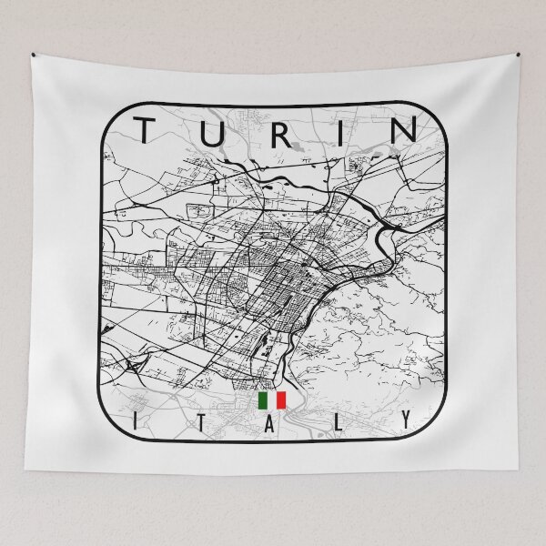 Item preview, TURIN MAP ITALY designed and sold by hatimelhag.