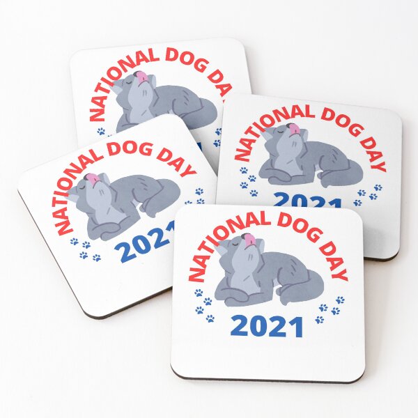 Item preview, NATIONAL DOG DAY 2021 designed and sold by Luckydoe1.