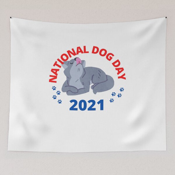 Item preview, NATIONAL DOG DAY 2021 designed and sold by Luckydoe1.