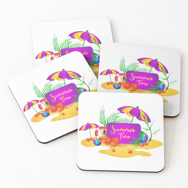 Item preview, hello summer colorful pillow designed and sold by ZieProject.