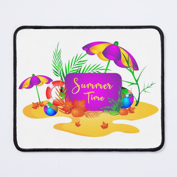 Item preview, hello summer colorful pillow designed and sold by ZieProject.