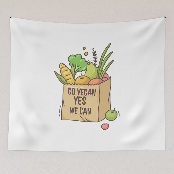 Item preview, Go vegan yes we can designed and sold by damithez.