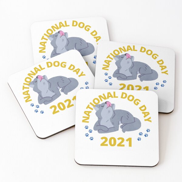 Item preview, NATIONAL DOG DAY 2021 designed and sold by Luckydoe1.