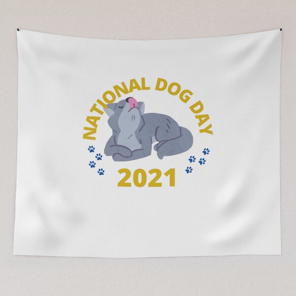 Item preview, NATIONAL DOG DAY 2021 designed and sold by Luckydoe1.