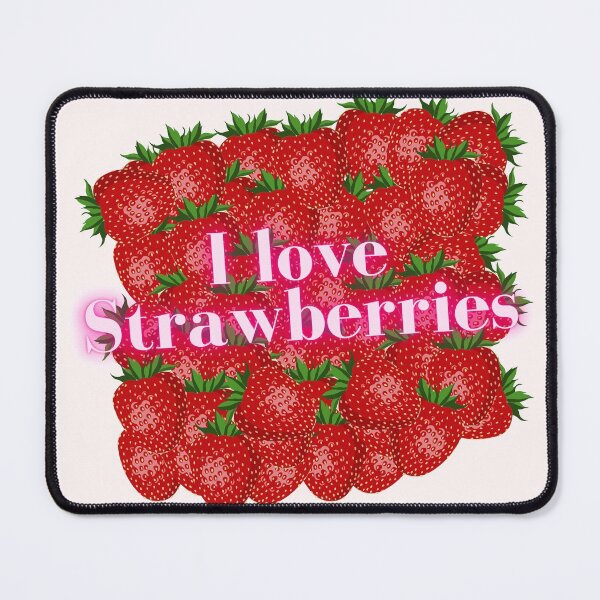 Item preview, I Love Strawberry, Strawberries Lover, Pink, Fruity, Funny Shirt designed and sold by GionaSophia.
