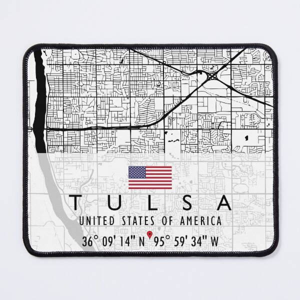 Artikelvorschau, TULSA KARTE USA entworfen und verkauft von hatimelhag.