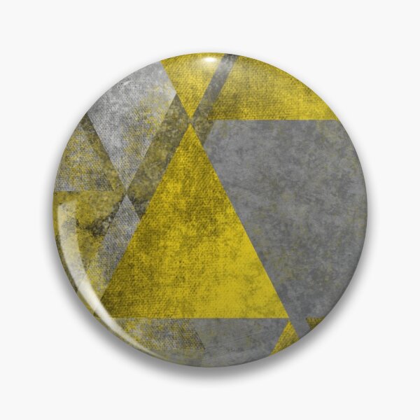 Item preview, Abstract Geometric Yellow Concrete Composition designed and sold by PixelWoosh.