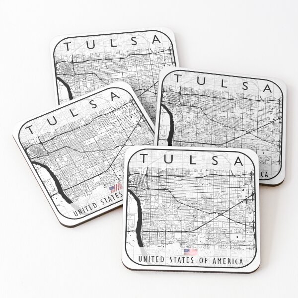 Item preview, TULSA MAP USA designed and sold by hatimelhag.