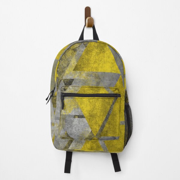 Item preview, Abstract Geometric Yellow Concrete Composition designed and sold by PixelWoosh.