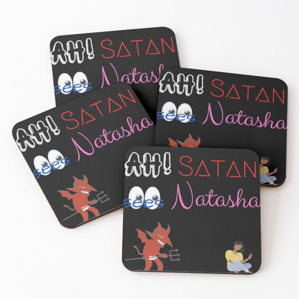 Item preview, Ah! Satan sees Natasha designed and sold by QLityProducts.