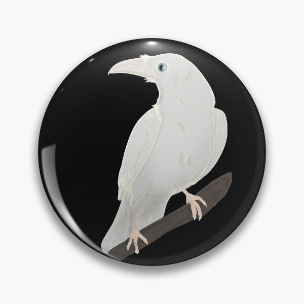 Item preview, White Raven designed and sold by FickleandFancy.