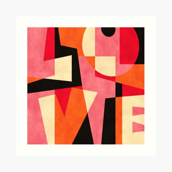 L_O_V_E Art Print