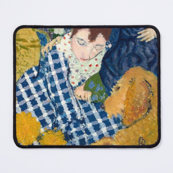 Item preview, Women with a Dog (1891) painting by Pierre Bonnard designed and sold by Designedbysm.