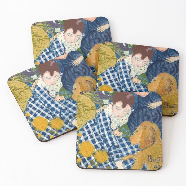 Item preview, Women with a Dog (1891) painting by Pierre Bonnard designed and sold by Designedbysm.