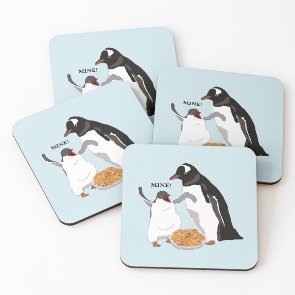 Item preview, Cute penguins, mom and whimsical baby. designed and sold by Achibebon.
