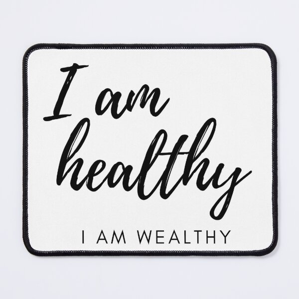 Item preview, I Am Healthy, I Am Wealthy, Money Mantra, Inspiration, Motivation, Hustle designed and sold by GionaSophia.