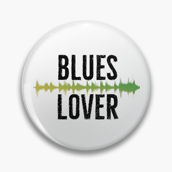 Item preview, Blues Lover Gift | Green Sound Wave designed and sold by DanLopesMerch.