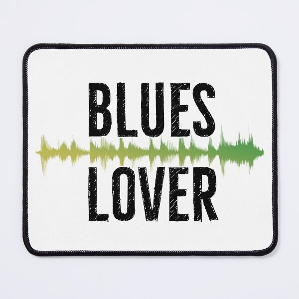 Item preview, Blues Lover Gift | Green Sound Wave designed and sold by DanLopesMerch.