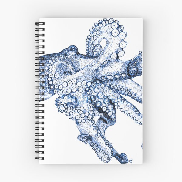 Artikelvorschau, Blauer Oktopus entworfen und verkauft von Rush Whitacre.
