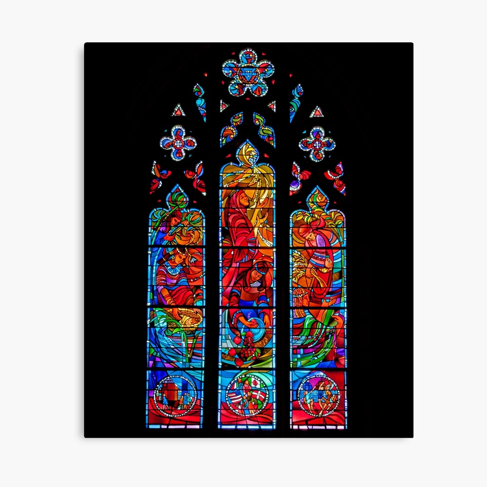 Washington National Cathedral Stained Glass Window Poster For Sale By Signsandsymbols Redbubble