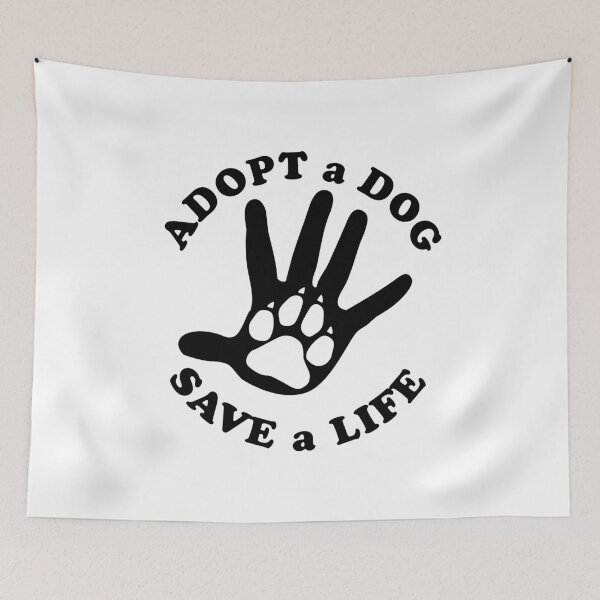 Item preview, Adopt a dog save a life - Dog Lover designed and sold by TMBTM.