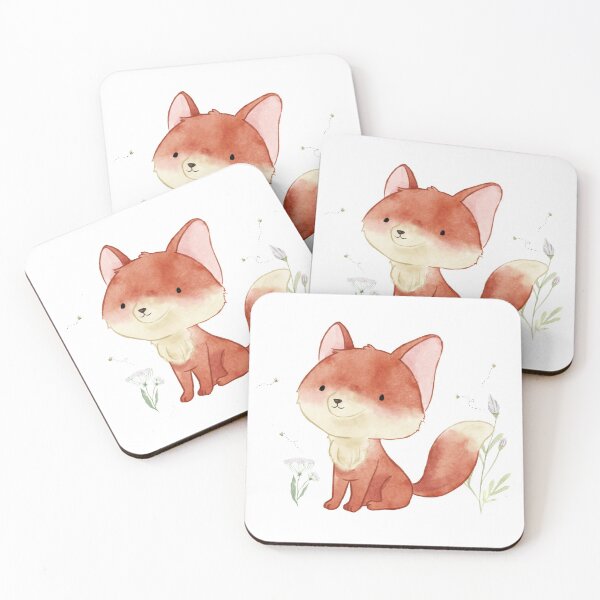 Item preview, Fox Nursery Picture Poster Card Sticker Body designed and sold by MohnkornTwins.