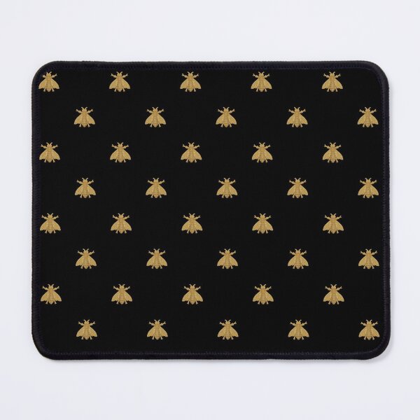 Item preview, Napoleonic Bees ~ Faux Gilt on Blackest Black designed and sold by peacoquette.