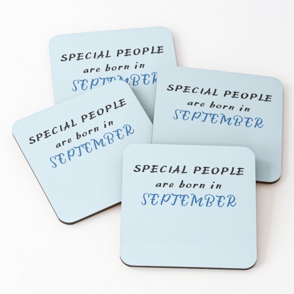 Item preview, Special People are born in September - September Birthday designed and sold by Einsteincreates.
