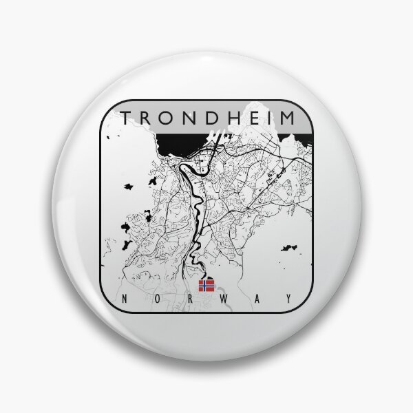 Item preview, TRONDHEIM MAP NORWAY designed and sold by hatimelhag.