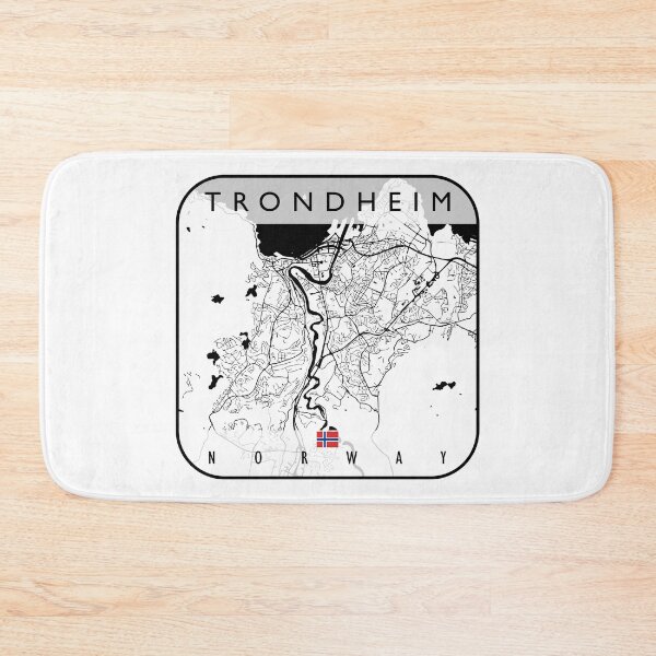 Item preview, TRONDHEIM MAP NORWAY designed and sold by hatimelhag.