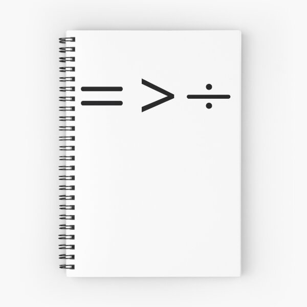 Item preview, Equality is greater than division. Math symbols. designed and sold by ronaldsonou.