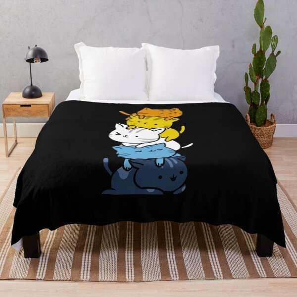 Item preview, Kawaii Cat Pile Aroace Pride Flag designed and sold by queerappear.