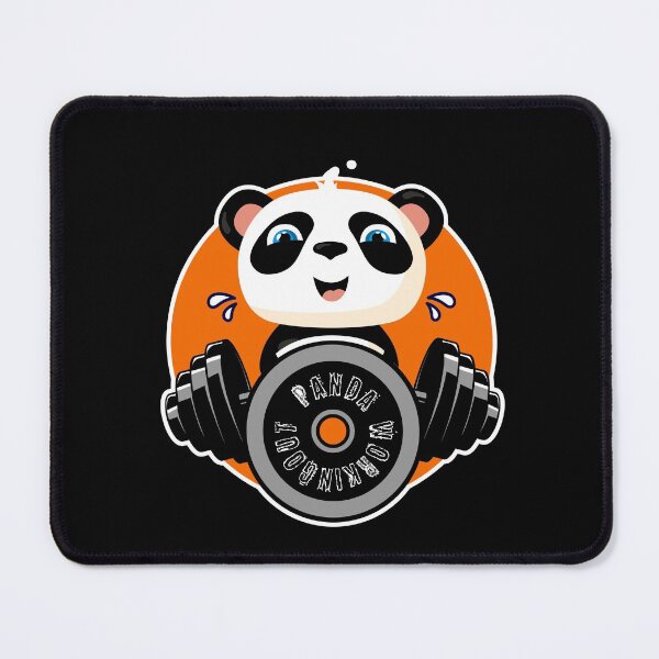 Item preview, panda working out designed and sold by damithez.