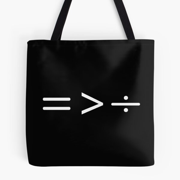 Item preview, Equality is greater than division. Math symbols. designed and sold by ronaldsonou.