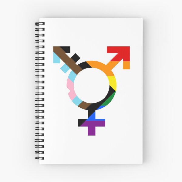Item preview, Progress Pride Transgender Symbol - LGBTQ Gay Trans Pride Rainbow Flag designed and sold by CoolArtGeek.